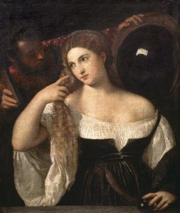 Titian - Portrait of a Woman at Her Toilette