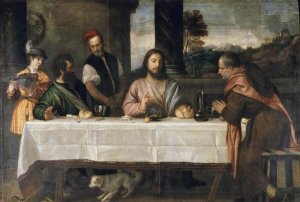 Titian - Supper at Emmaus