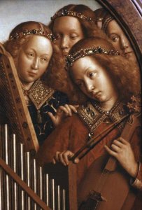 Jan Van Eyck - Singing Angels - Ghent Altarpiece