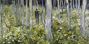 Vincent Van Gogh - Undergrowth with Two Figures