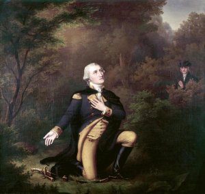 Paul Weber - George Washington In Prayer at Valley Forge
