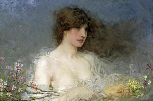 George Henry Boughton - A Spring Idyll