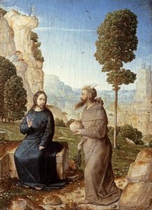 Juan de Flandes - Temptation Of Christ In The Wilderness
