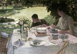 Giuseppe de Nittis - Lunch in the Garden