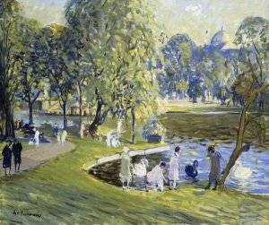 Arthur Clifton Goodwin - Public Garden, Boston