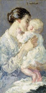 Gari Melchers - Julia Payne and Her Son Ivan