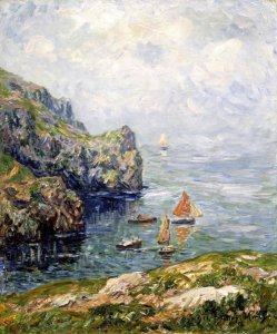 Henry Moret - Foggy Time, Brizellec, Finistere