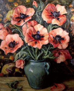 Henry Rand - Poppies, ca. 1940