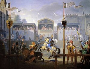 Pierre Henri Revoil - A Fourteenth Century Tournament