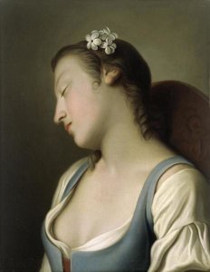 Pietro Antonio Rotari - A Young Girl Asleep in a Chair