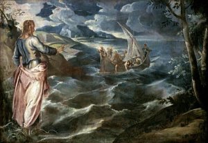 Jacopo Tintoretto - Christ at the Sea of Galilee