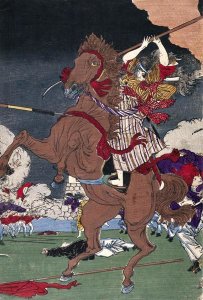 Unknown - Battle at Kumamoto Castle, Kagoshima War (Detail)