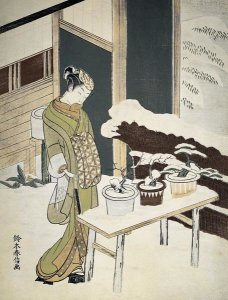 Unknown - Woman Outside in Winter