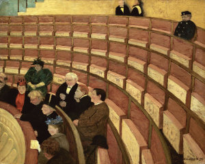 Felix Vallotton - Third Level at the Theatre in Chatelet
