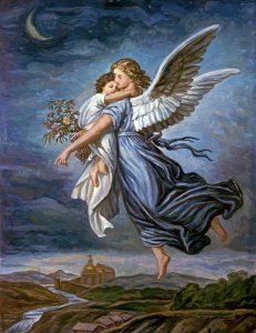 Wilhelm von Kaulbach - The Guardian Angel