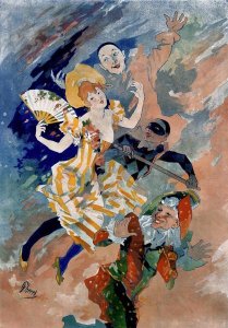 Jules Cheret - Les Arts / La Pantomime