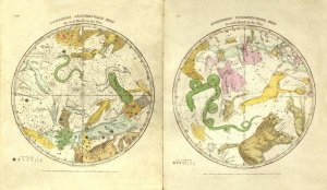 Elijah H. Burritt - Circumpolar Map for each Month of the Year, 1835