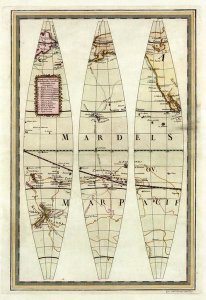 Giovanni Maria Cassini - Globo Terrestre II, 1792