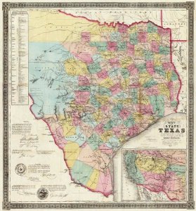 Jacob De Cordova - The State of Texas, 1856
