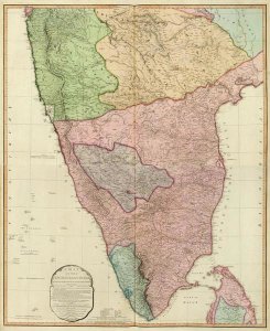 William Faden - Composite: India Peninsula, 1800