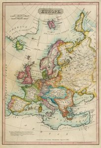 John Melish - Europe, 1820