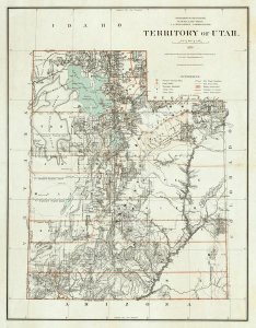 U.S. General Land Office - Territory of Utah, 1879