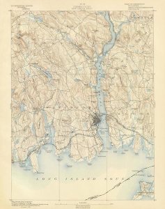 U.S. Geological Survey - New London, Connecticut, 1893