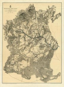 United States War Department - Civil War Map - Appomattox Court House, 1869