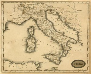 Aaron Arrowsmith - Italy, 1812