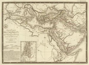 Adrien Hubert Brue - Geographie des Hebreux, 1821