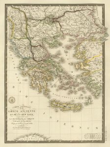 Adrien Hubert Brue - Grece ancienne et de la Mer Egee, 1827