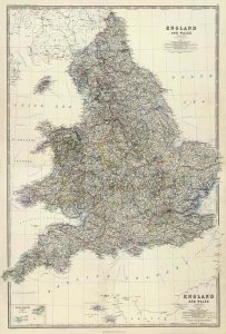 Alexander Keith Johnston - Composite: England, Wales, 1861