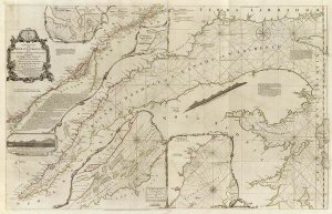 Thomas Jefferys - An exact chart of the River St. Laurence, 1775