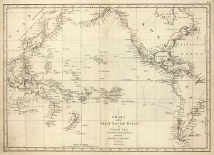Jean-Francois de Galaup La Perouse - Chart of the Great Pacific Ocean, 1799