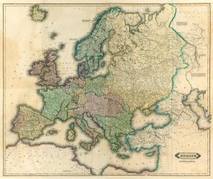 Daniel Lizars - Composite: Europe, 1831