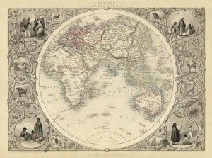 R.M. Martin - Eastern Hemisphere, 1851