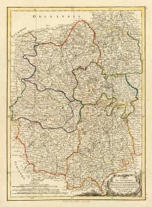 Rigobert Bonne - Berri, Nivernois, Marche, Bourbonnois, Limosin, Auvergne, 1786