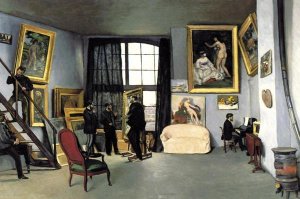 Unknown - Bazille's Studio: 9 rue de la Condamine, 1870