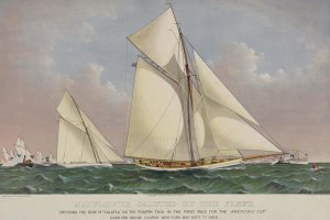 Unknown - America's Cup Yacht Race 1886, 1886