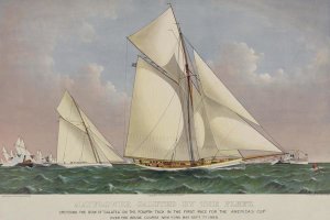 Unknown - America's Cup Yacht Race 1886, 1886