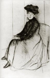 Mary Cassatt - Reflection 1889