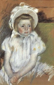 Mary Cassatt - Simone In A White Bonnet 1901