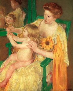 Mary Cassatt - The Mirror 1905