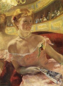 Mary Cassatt - Woman In A Loge 1879