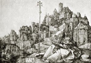 Albrecht Durer - St Anthony At The City