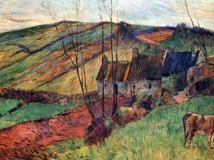 Paul Gauguin - Breton Landscape 1888