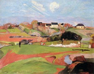 Paul Gauguin - Landscape At Le Poulda