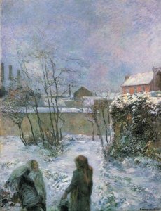 Paul Gauguin - Rue Carcel In Snow