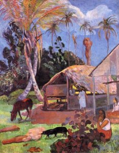 Paul Gauguin - The Black Pigs