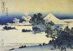 Hokusai - Mount Fuji Seen From Shichirigahama Beach 1831